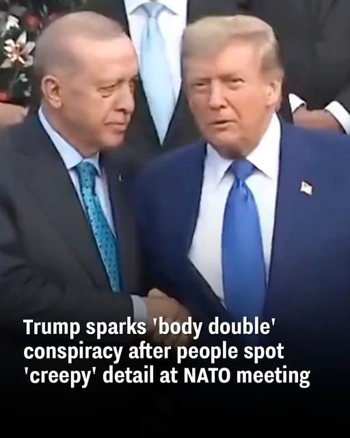 Trump triggers ‘fake replacement’ theory after observers notice ‘disturbing’ feature during NATO summit
