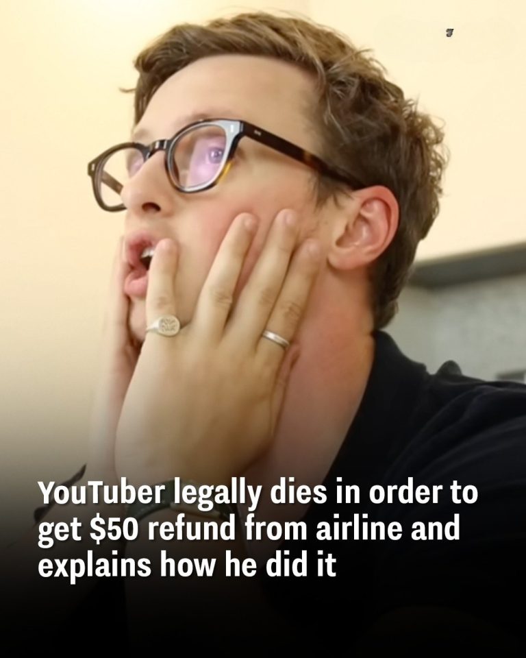 YouTuber legally dies in order to get $50 refund from airline and explains how he did it
