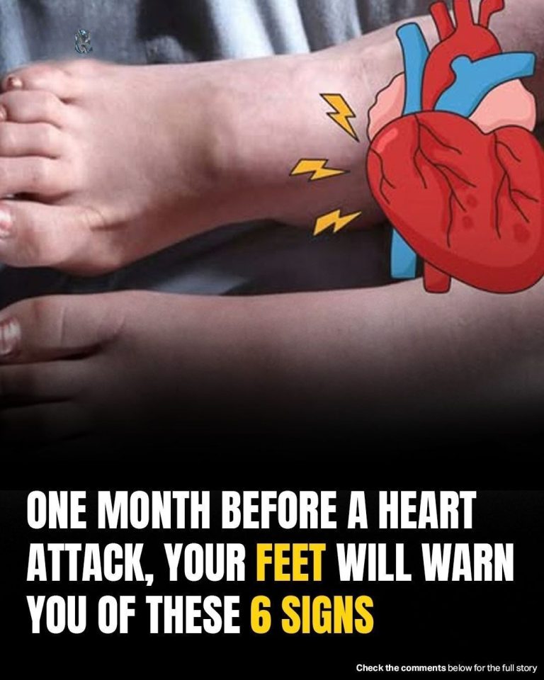 One Month Before A Heart Attack, Your Feet Will Give You These 6 Silent Warnings