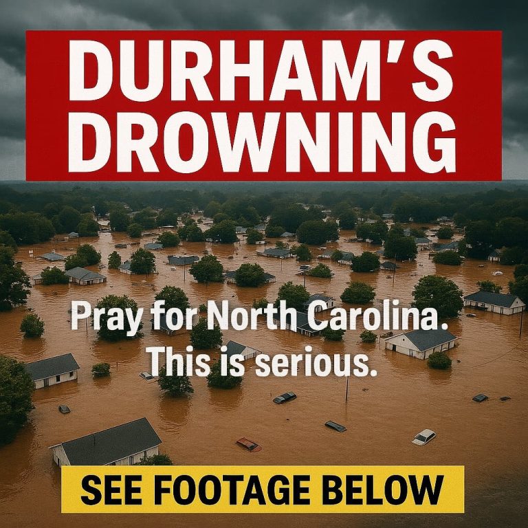 Durham is underwater – real footage from last night shows people…See more