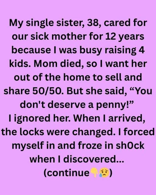 My Single Sister Cared For Our Mom—Now She’s Blocking Me From Selling The House