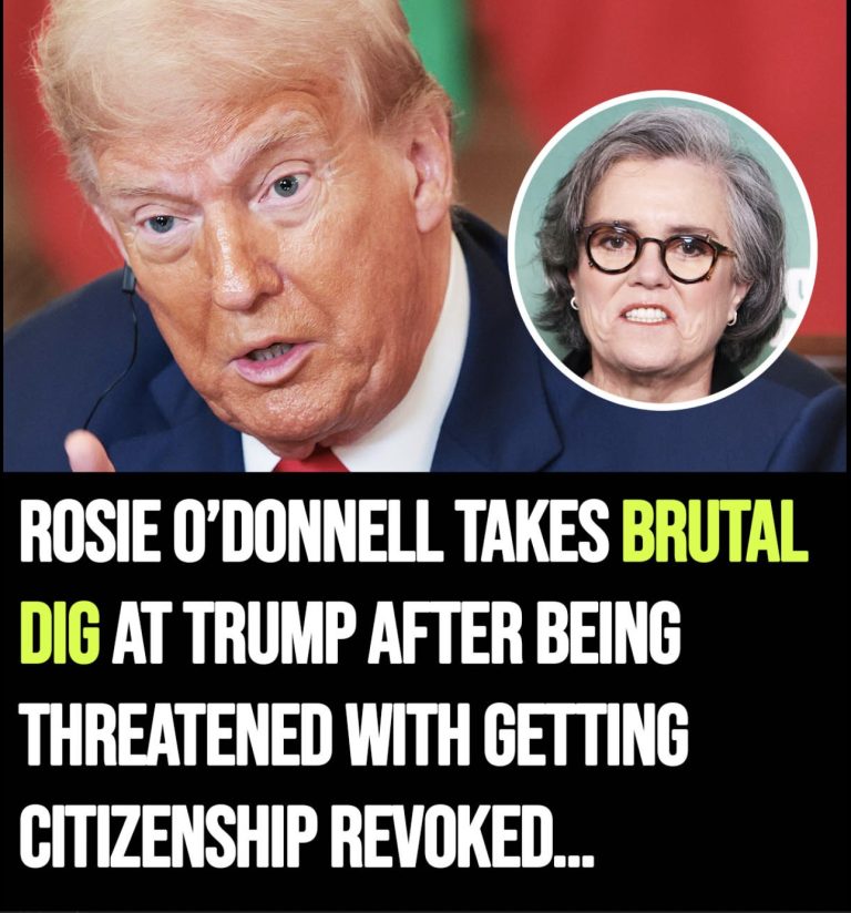 Rosie O’Donnell hits back on Trump after threat of revoking her citizenship