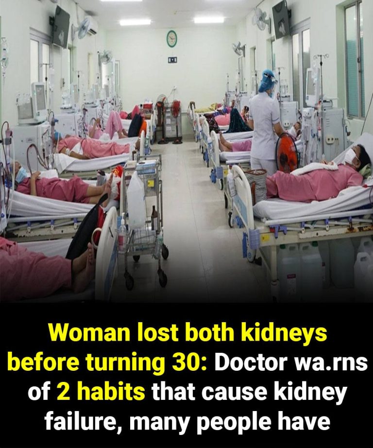Woman lost both kidneys before turning 30: Doctor wa.rns of 2 habits that cause kidney failure, many people have