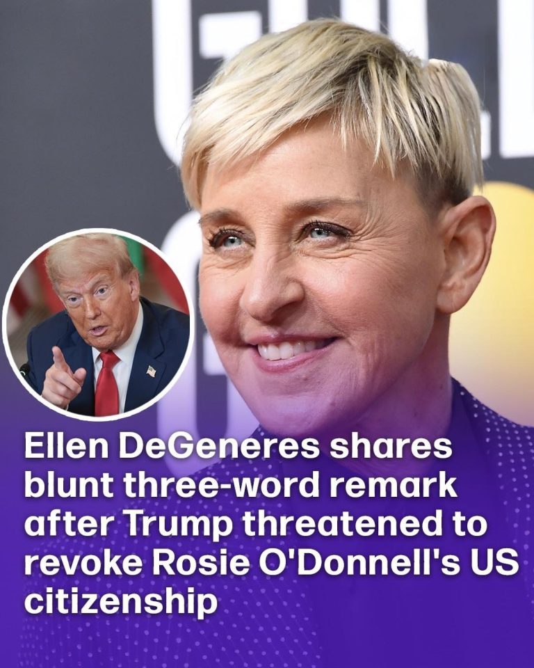 DeGeneres delivers pointed reaction to Trump’s comments about revoking O’Donnell’s citizenship