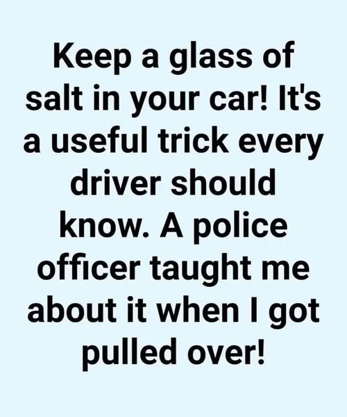 Why A Simple Cup of Salt Could Save Your Car And Your Health