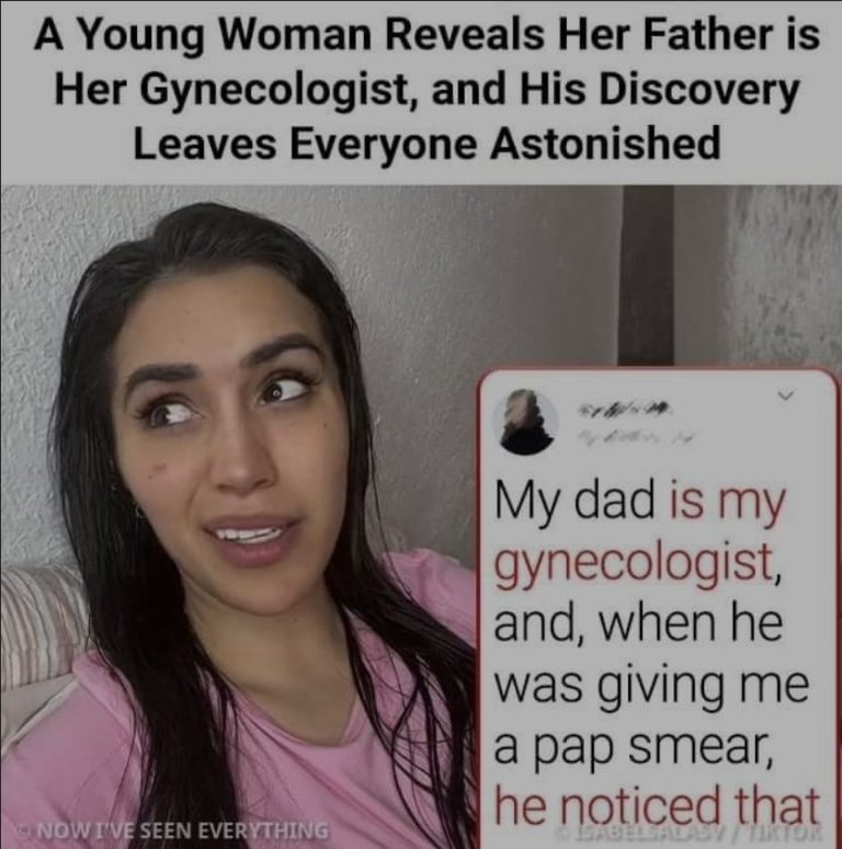 Woman and father gynecologist