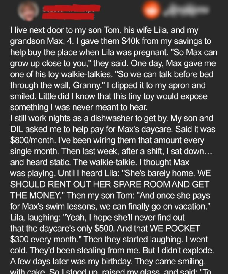 My Grandson Quietly Gave Me a Walkie-Talkie for Nighttime Talks – One Night, I Heard Something That Broke My Heart