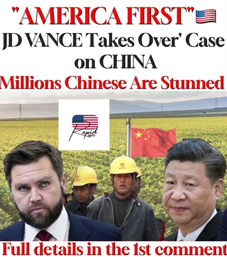 JD Vance Drops Bombshell on China — Sparks Global Outrage
