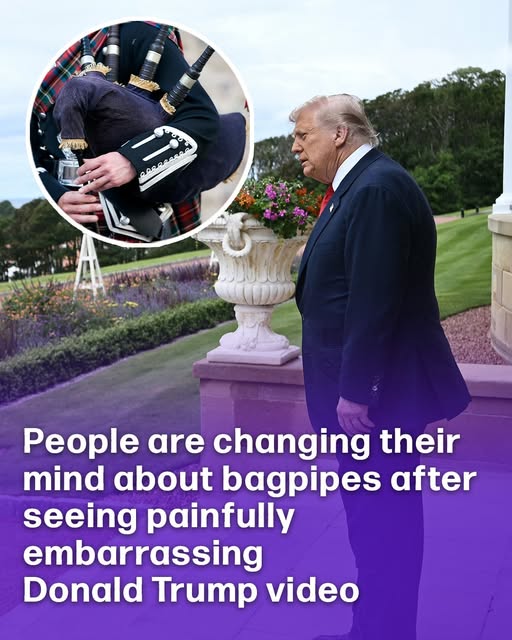 Trump’s Bagpipe Blunder Goes Viral — Now Everyone’s Rethinking This Iconic Instrument