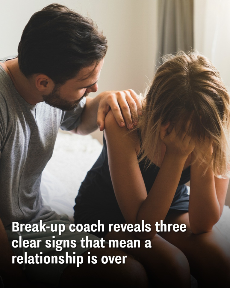 Break-up coach reveals three clear signs that mean a relationship is over