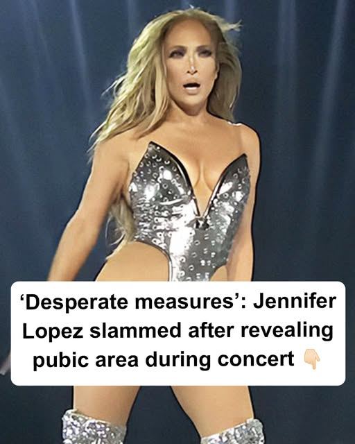 Jennifer Lopez slammed after revealing her pubic area during concert