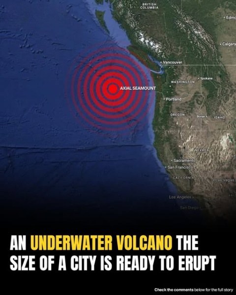 Pacific Northwest Faces Deep Sea Fury: Undersea Volcano Inches Toward Eruption