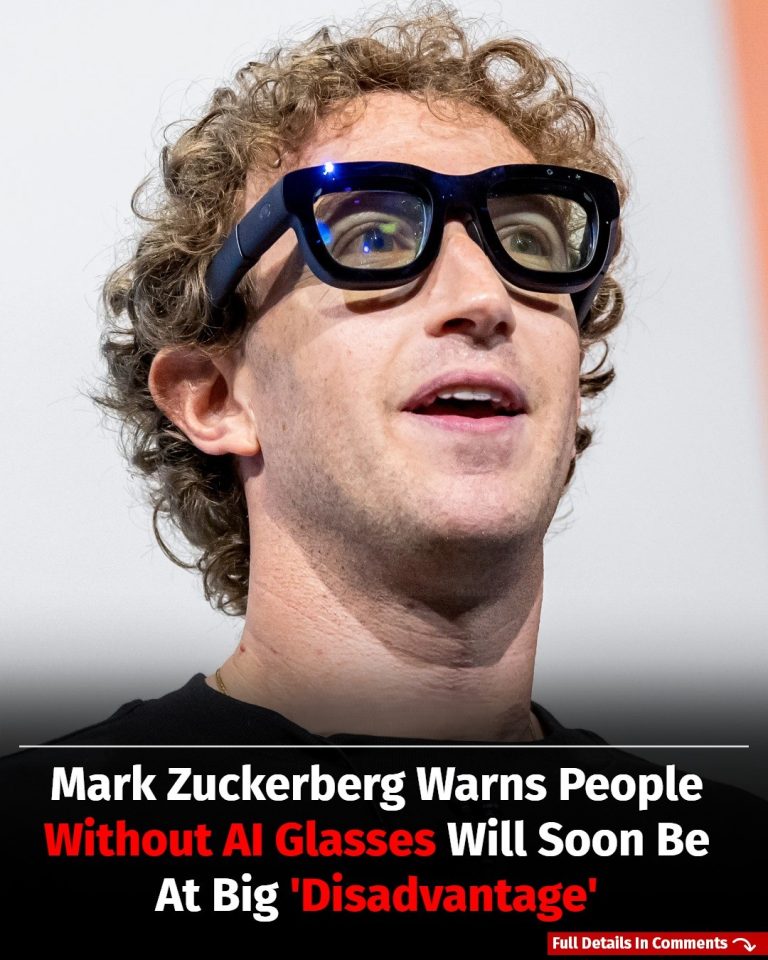 Mark Zuckerberg Warns That People Without AI Glasses Could Soon Be Left Behind
