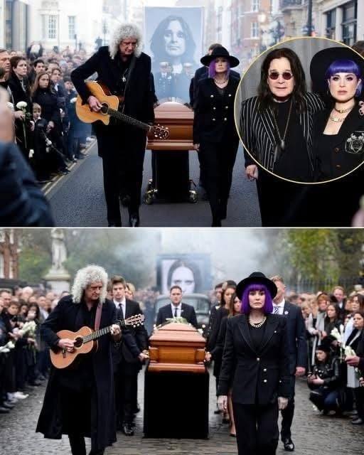 This morning, July 25, at the foggy Highgate Cemetery in London, the moment of Ozzy Osbourne’s memorial became something no one could forget.