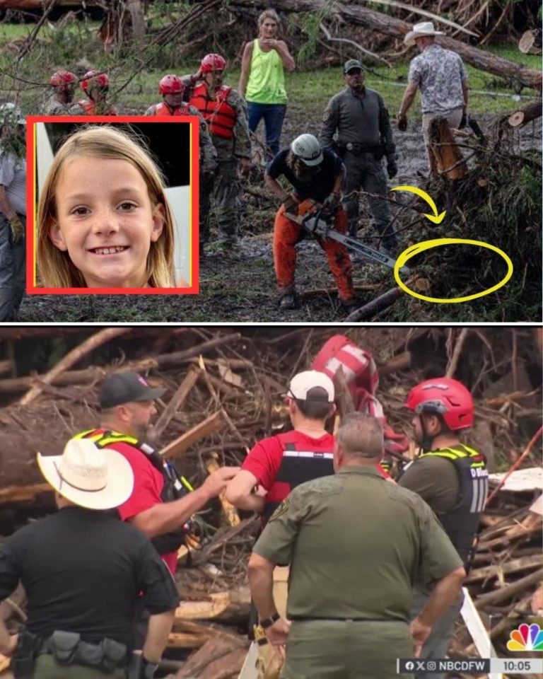 Breaking News: A rescue worker has found the last missing girl among 27 people swept away by floodwaters but he refused to talk after seeing her face