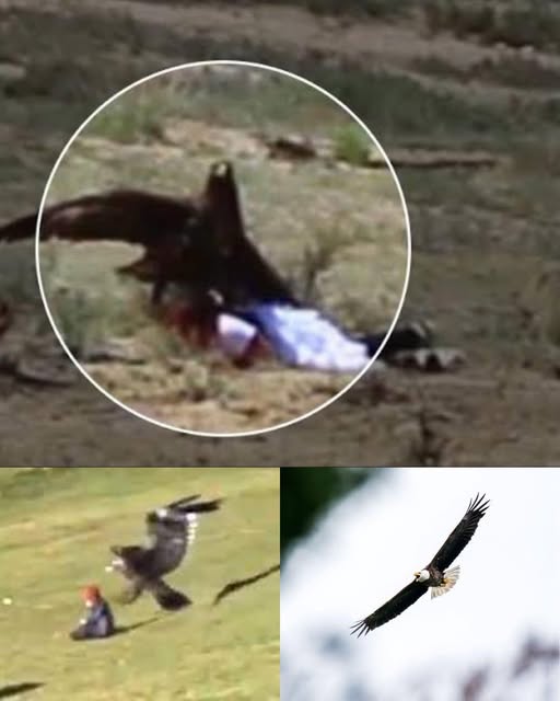 Shocking Footage Shows Massive Golden Eagle Trying To Fly Off With 8-Year-Old Girl