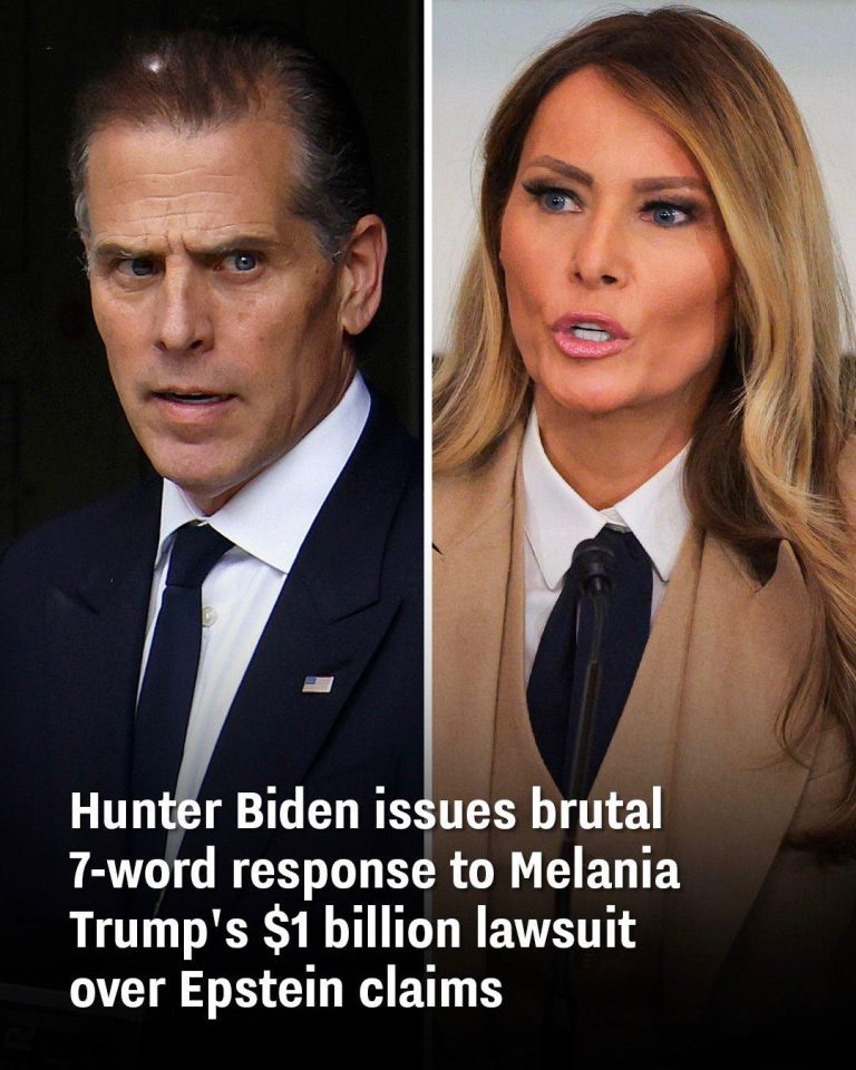 Hunter Biden Fires Off 7-Word Comeback to Melania Trump’s $1B Epstein Lawsuit