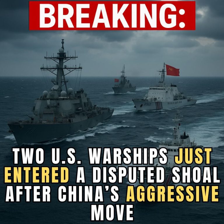 BOMBSHELL: Two U.S. Warships Just Entered a Disputed Shoal After China’s Aggressive Move