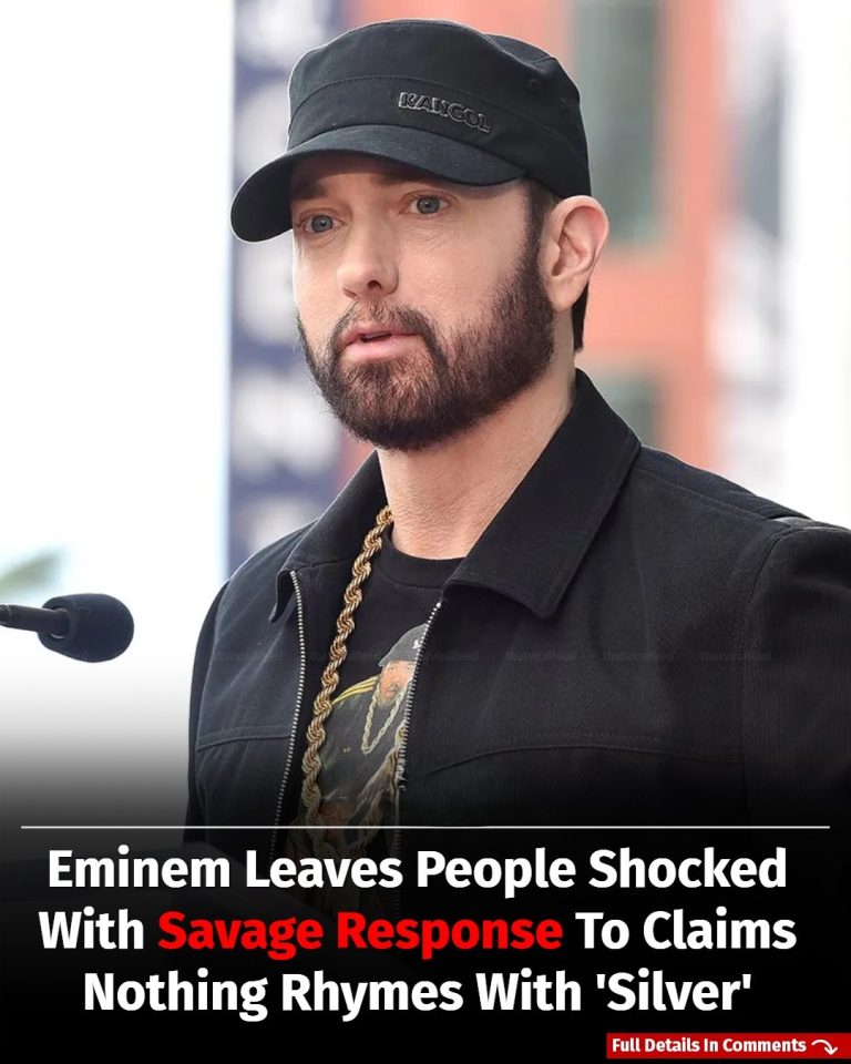 Eminem leaves people shocked with savage response to claims nothing rhymes with ‘silver’