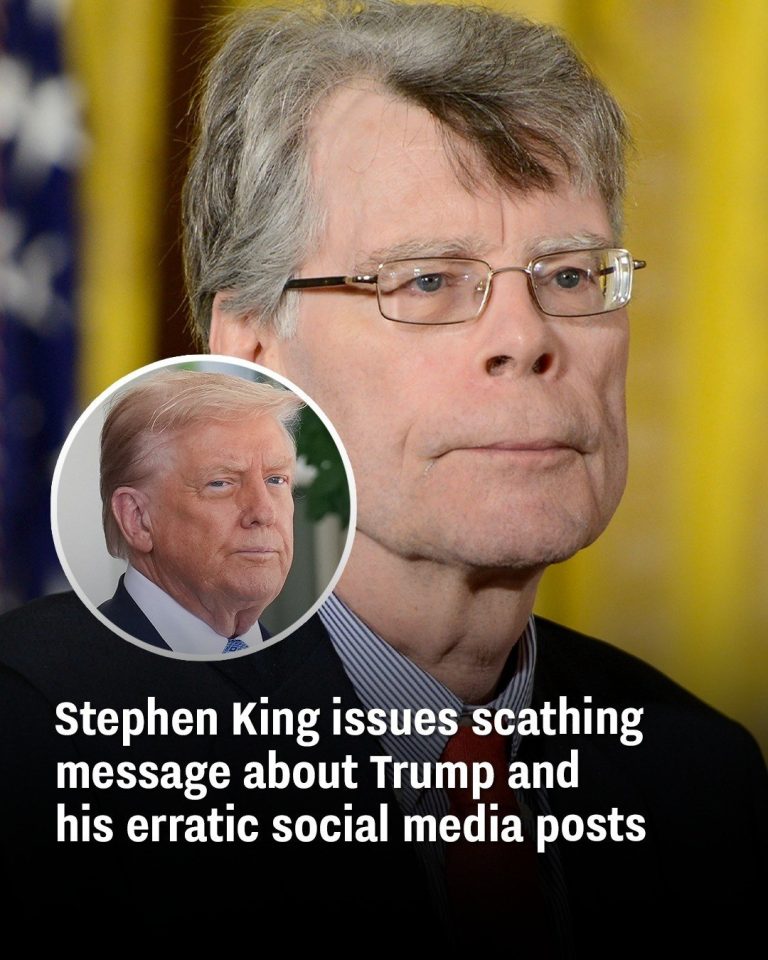 Stephen King issues scathing message about Trump and his erratic social media posts