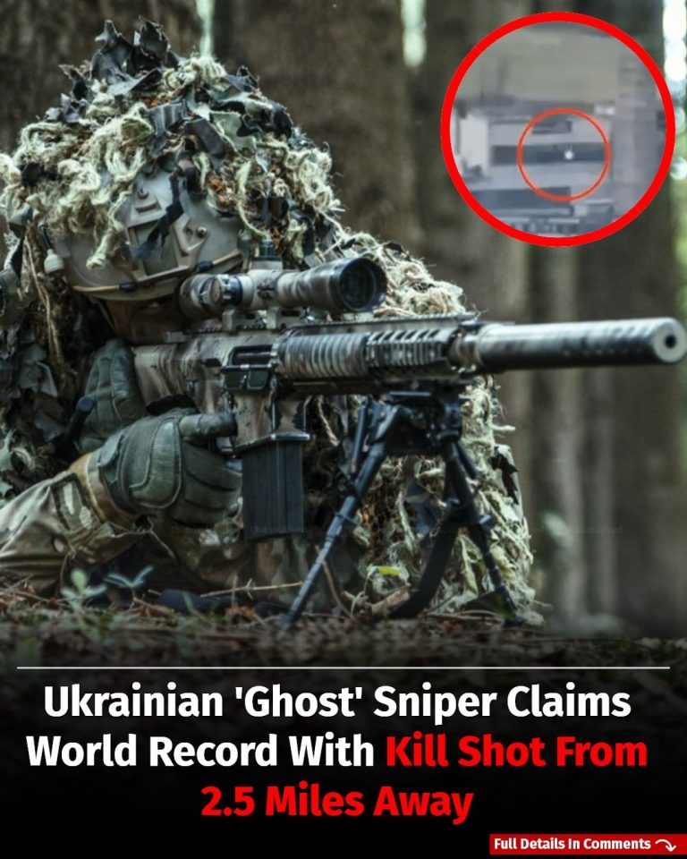 Ukrainian ‘Ghost’ Sniper Sets New World Record With A 2.5-Mile Kill Shot