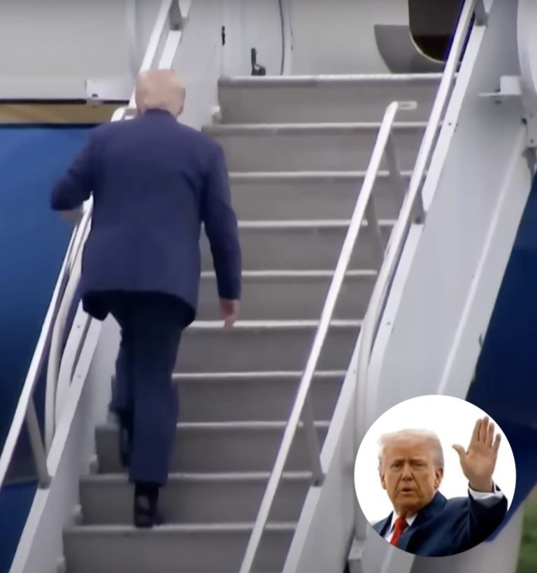 Video Of Trump Walking Up Stairs To Air Force One Goes Viral And Everyone Is Saying The Same Thing
