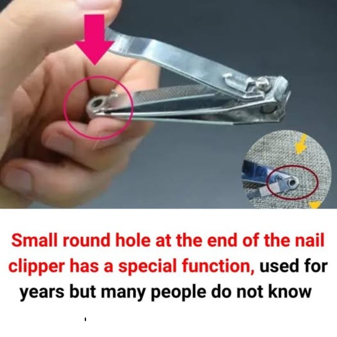 The “small round hole” on the nail clipper has special and powerful uses