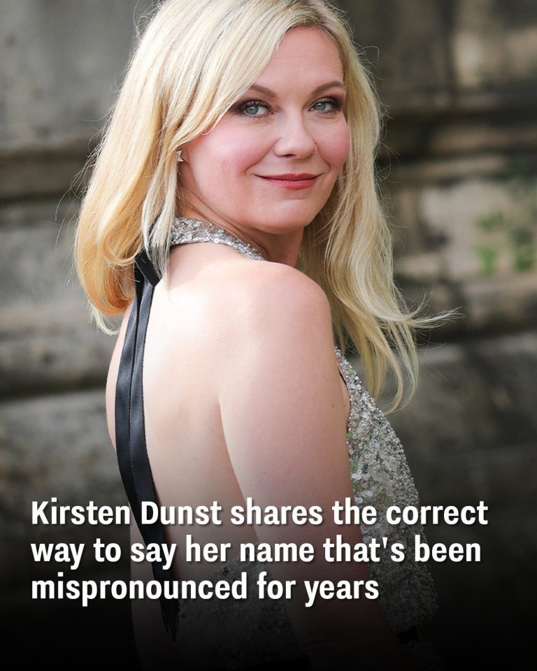 Kirsten Dunst shares the correct way to say her name that’s been mispronounced for years