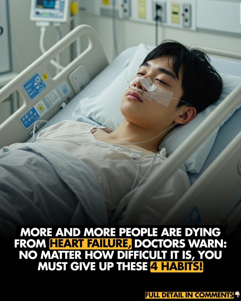 More people are dying from heart failure, doctors warn: give up these 4 habits now