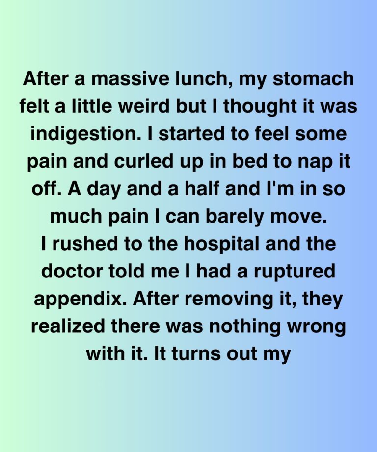 My Appendix Was Fine—So Why Did They Still Open Me Up?