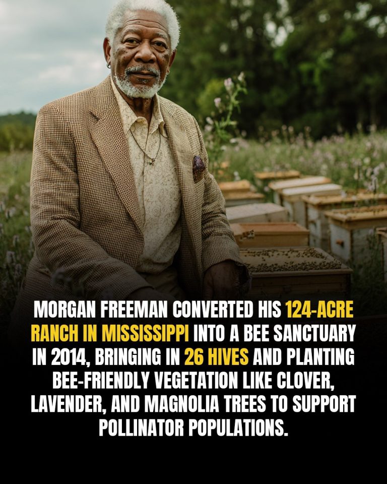 Morgan Freeman’s Secret Mission to Save the World… With Bees!