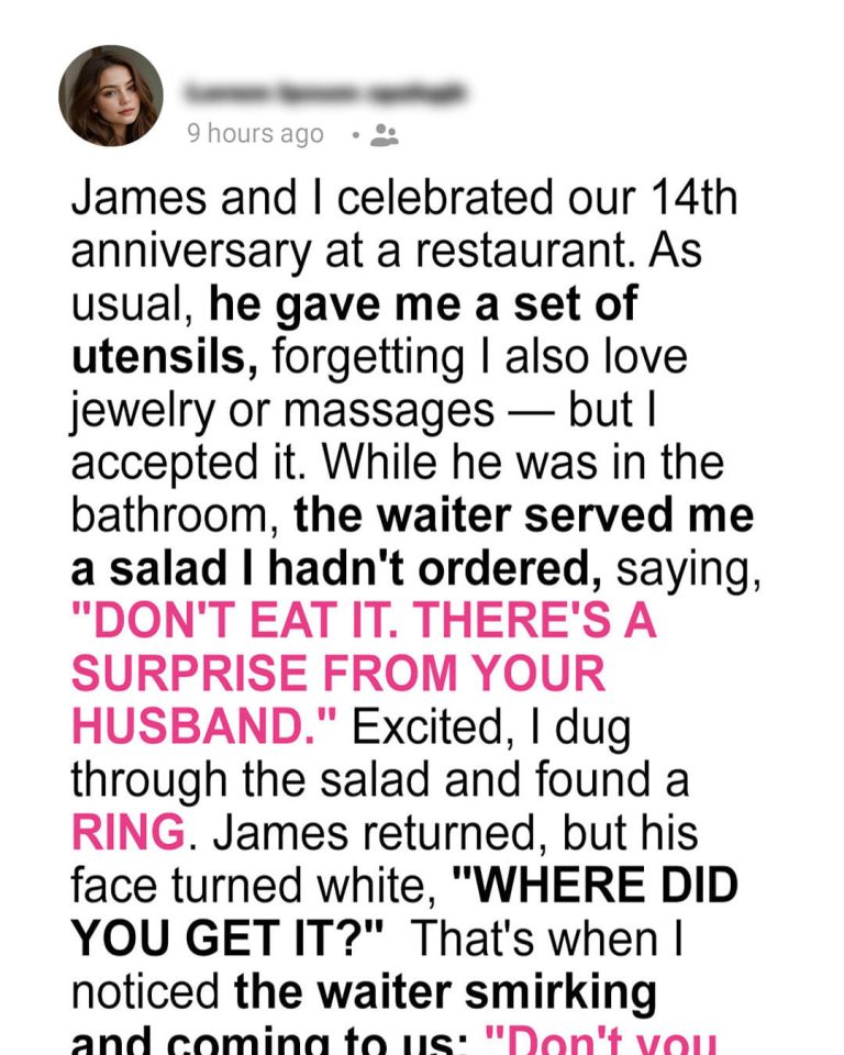 A Waiter Served Me a Dish I Didn’t Order – When I Complained, He Whispered Something That Changed My Life