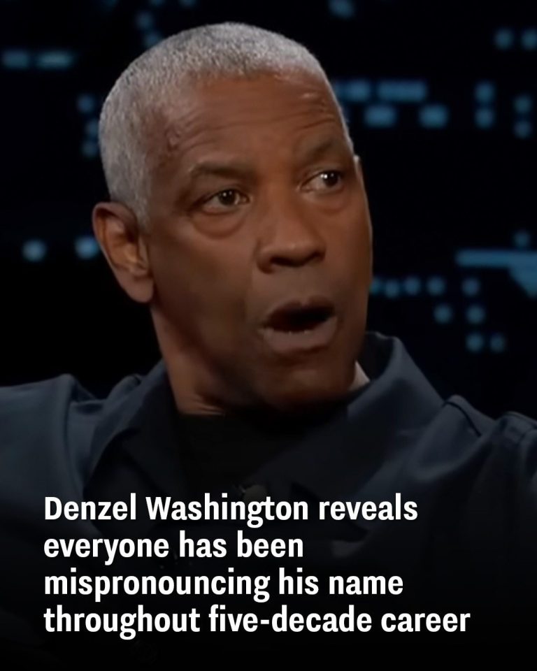 Denzel Washington reveals everyone has been mispronouncing his name throughout five-decade career