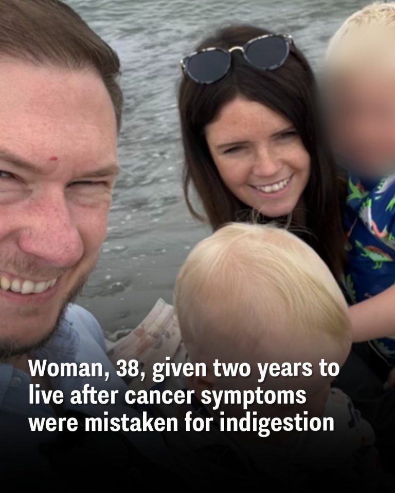 Woman, 38, given two years to live after cancer symptoms were mistaken for indigestion
