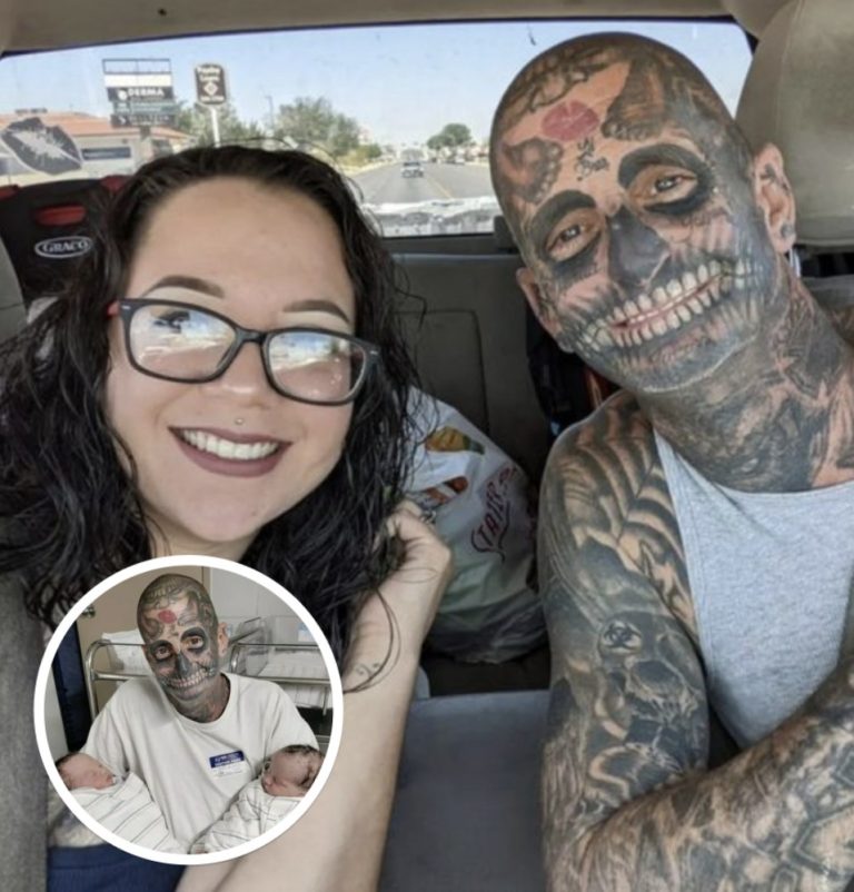 Heavily Tattooed Dad Called A ‘Monster’ By Many But Here’s How He Looked Before All The Tattoos