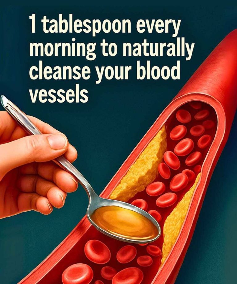 1 tablespoon every morning to naturally cleanse your blood vessels