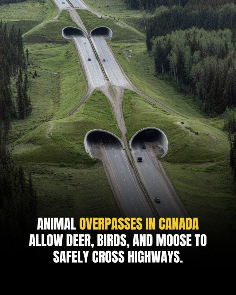 Canada’s Secret Weapon Against Wildlife Deaths: Bridges You Won’t Believe Exist