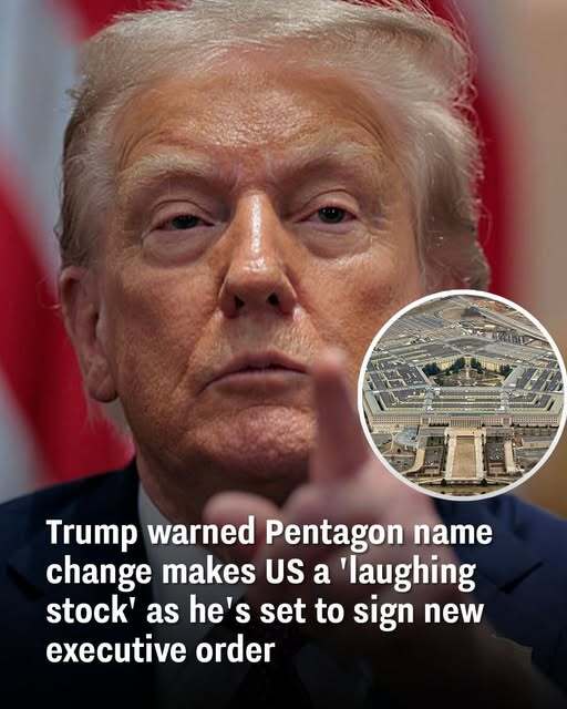 Trump to Sign Executive Order After Slamming Pentagon Name Change as National Embarrassment