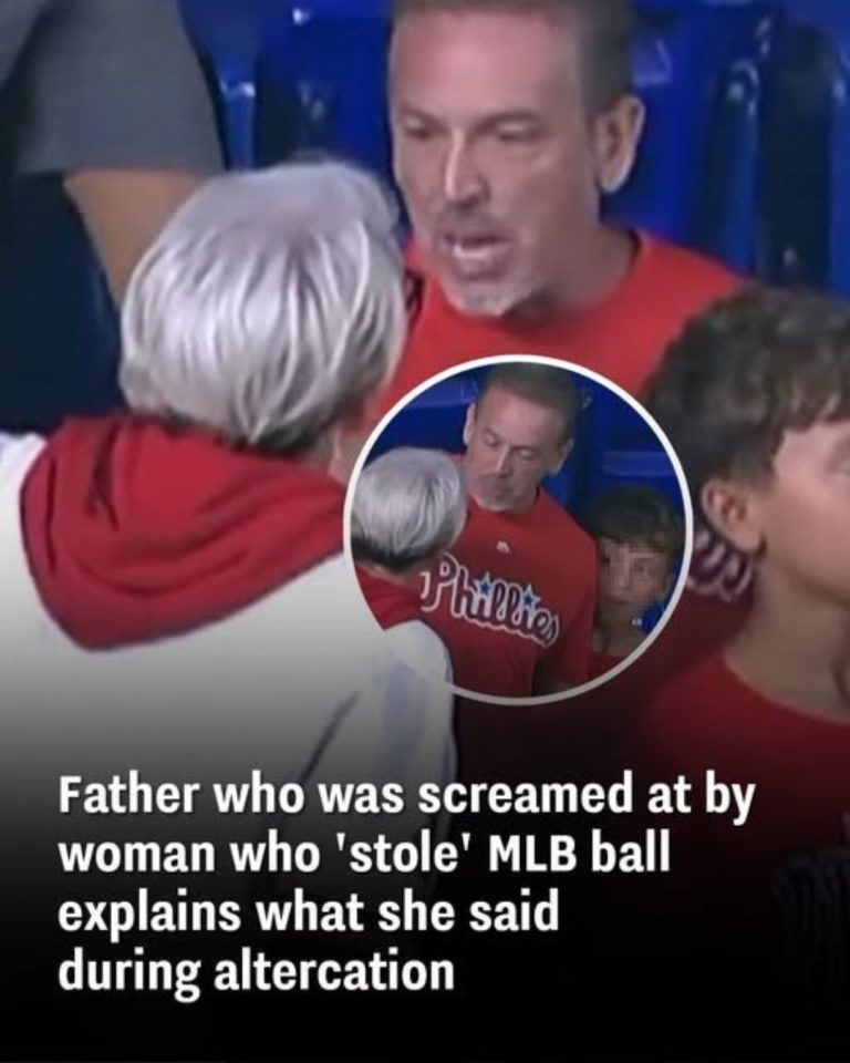 Father who was screamed at by woman who ‘stole’ MLB ball explains what she said during altercation