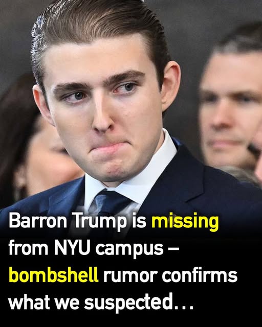 Why Barron Trump is missing from NYU campus