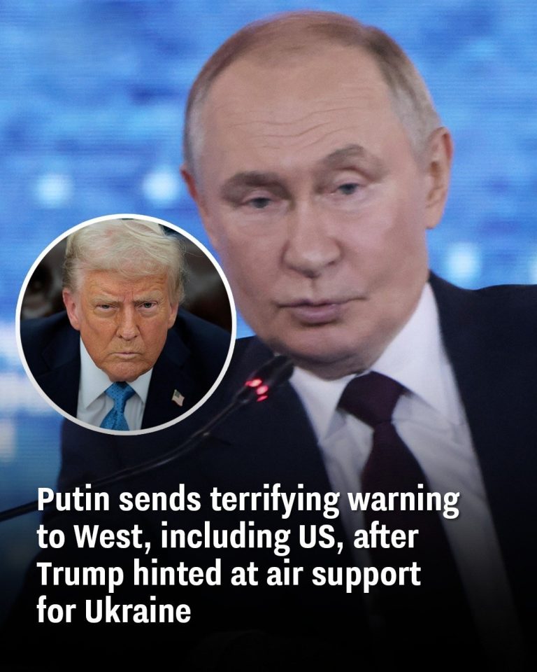 Putin sends terrifying warning to West, including US, after Trump hinted at air support for Ukraine