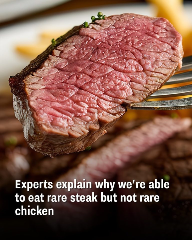 Experts explain why we’re able to eat rare steak but not rare chicken