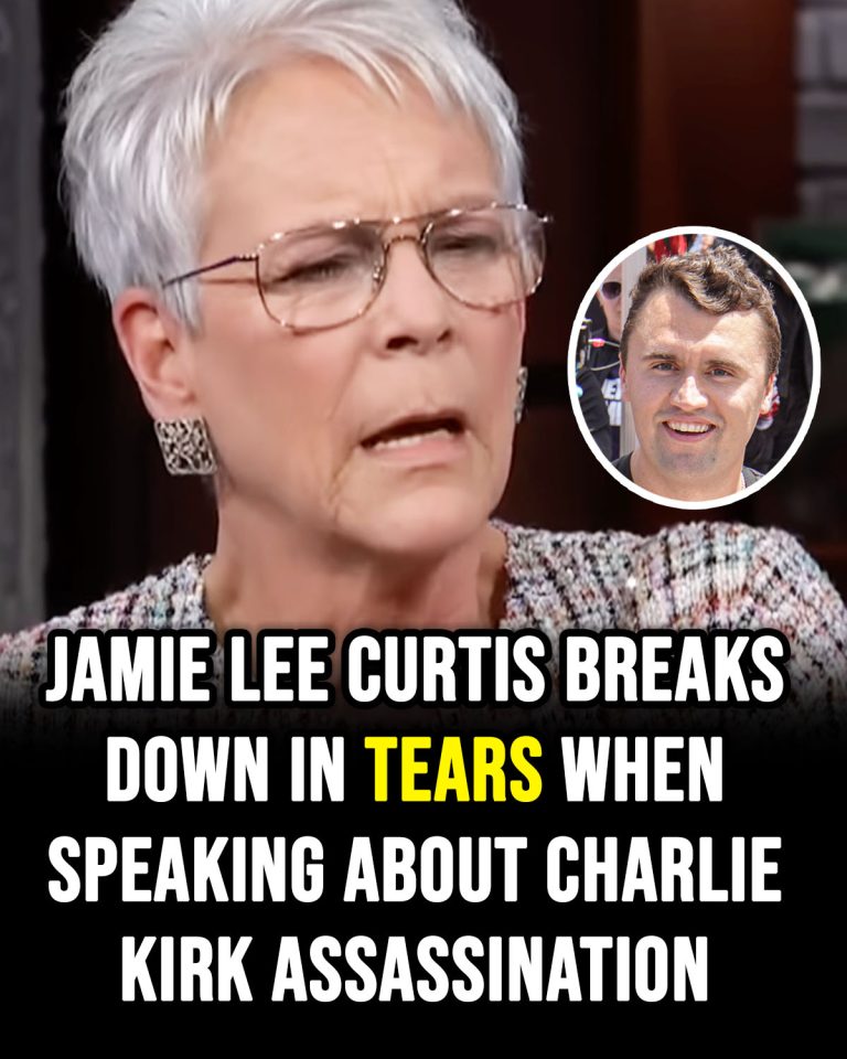 Jamie Lee Curtis breaks down in tears when speaking of Charlie Kirk