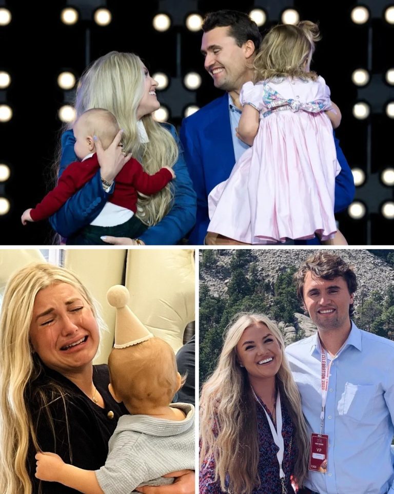 “CHARLIE KIRK’S WIFE COLLAPSED IN A SCREAM – A Bullet Through Her Husband’s Neck Left Her Two Young Children Losing Their Father, Her Parents Losing Their Son, and the Whole of America in Shock!” The moment Charlie Kirk was shot in front of hundreds of students, his young wife collapsed on the spot, her heart bleeding in indescribable pain. Her two young children lost their father forever. Her elderly parents were stunned when their son was taken away by senseless violence. The whole of America was shocked by a brutal assassination, where a family was torn apart in an instant. This is the pain that makes millions of people unable to hold back their tears.