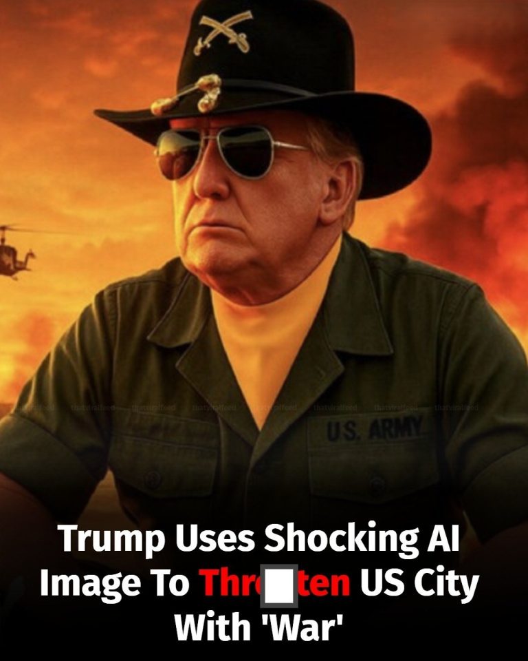 Trump Shares Shocking AI Image To Threaten A U.S. City With ‘War’