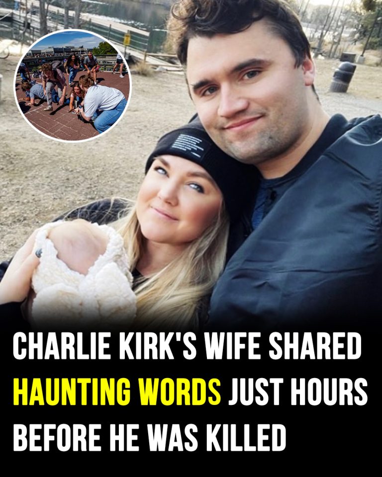 Charlie Kirk’s wife shared haunting words just before he was killed