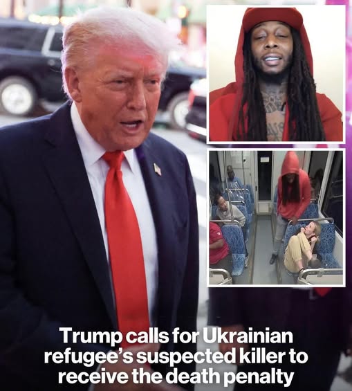 Trump calls for accused killer of Ukrainian refugee to receive death penalty
