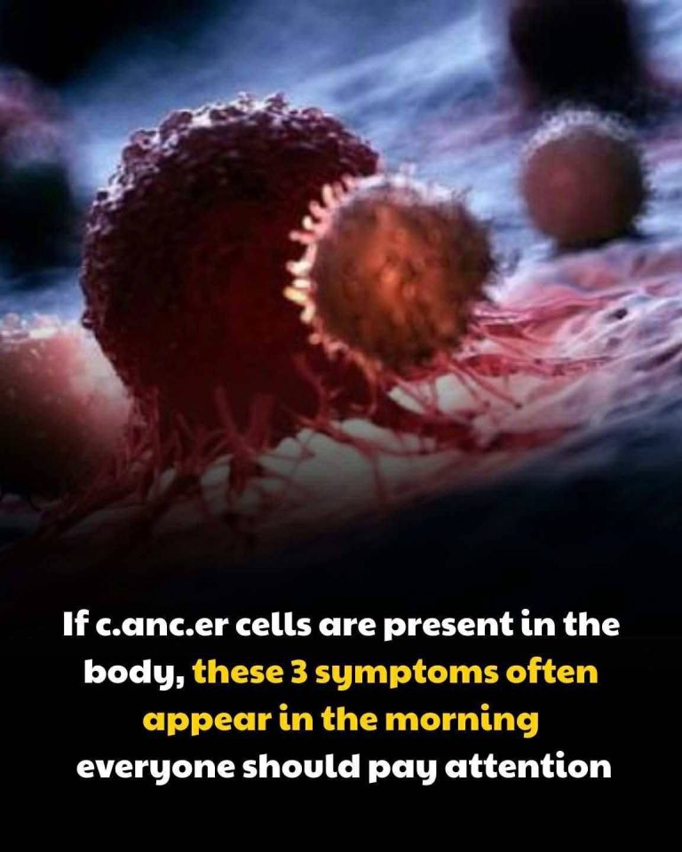 If cancer is present, 3 key symptoms often appear in the morning