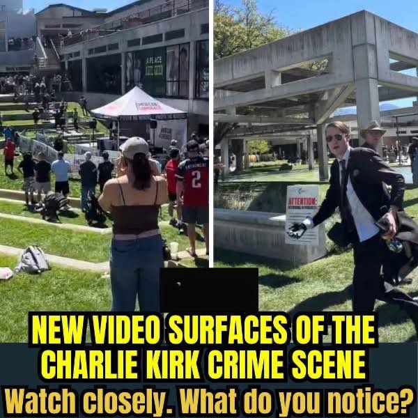 BREAKING: New Video Surfaces From the Charlie Kirk Crime Scene