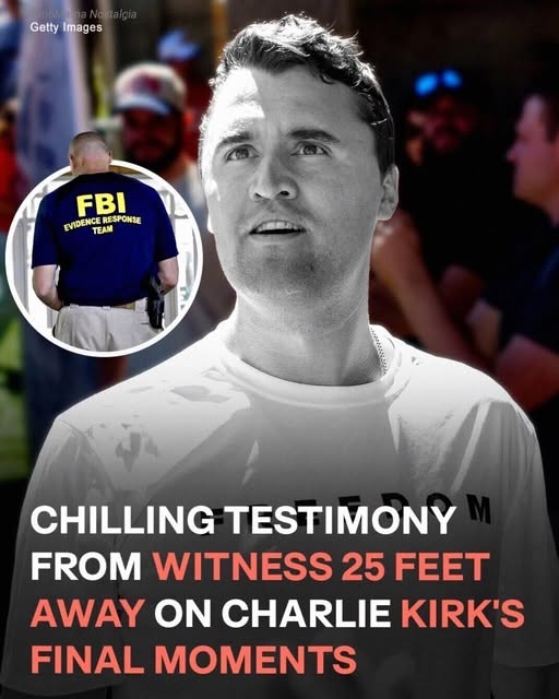 Charlie Kirk’s Tragic Passing: Eyewitnesses Recount the Heartbreaking Final Moments of the Conservative Leader’s Life — An Emotional Scene Filled with Shock, Grief, and Unanswered Questions as Those Nearby Struggled to Make Sense of the Sudden Violence That Claimed His Life and Left a Lasting Impact on the Community and Nation He Inspired